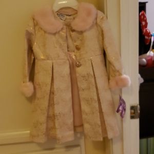 18 month 2 piece dress and coat